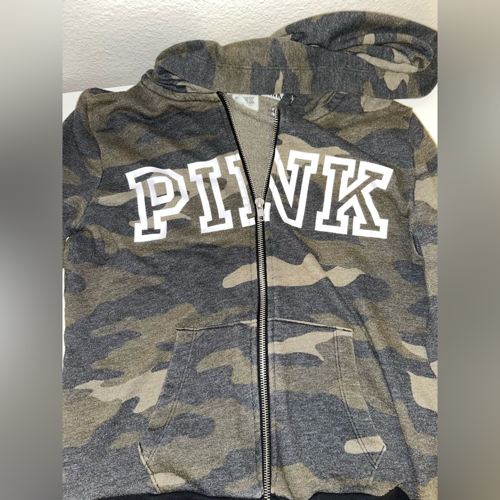 army green pink jacket